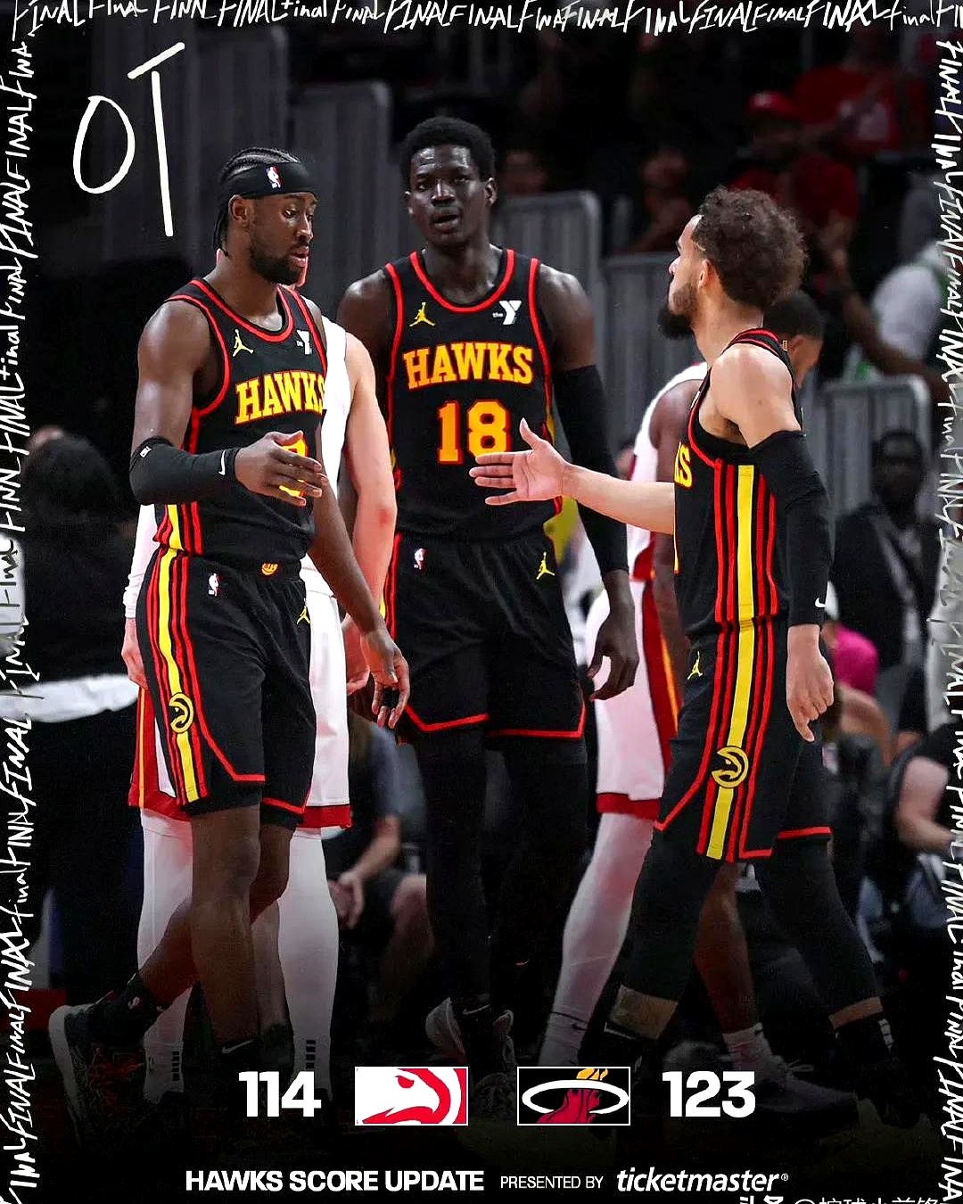 老鹰全队发威，打爆开拓者逼至加时！